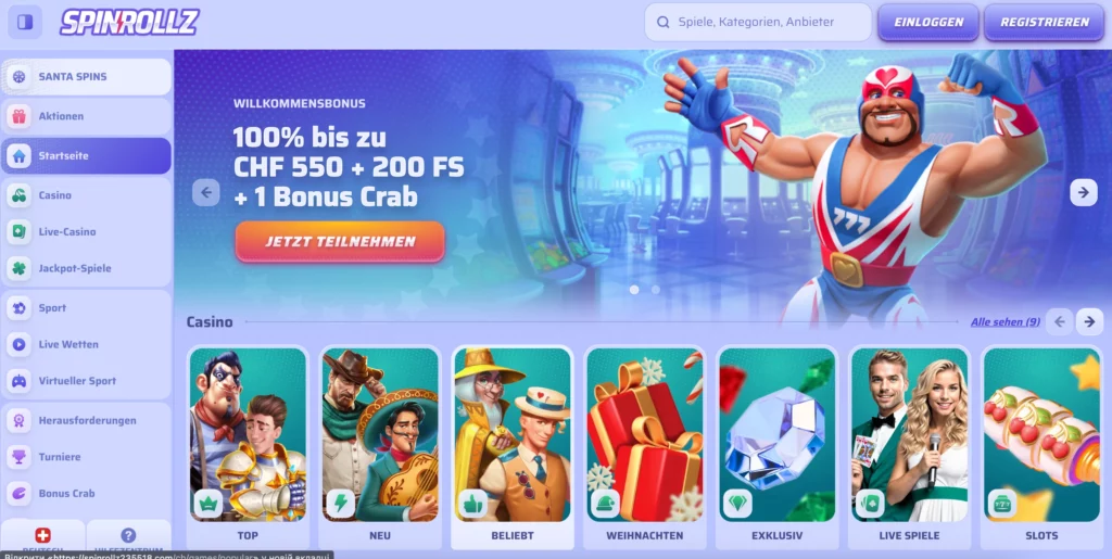 Warum Spinrollz Casino wählen?