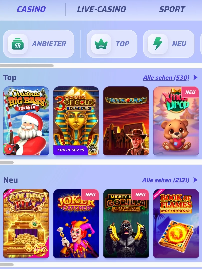 Vorteile der Spinrollz App
