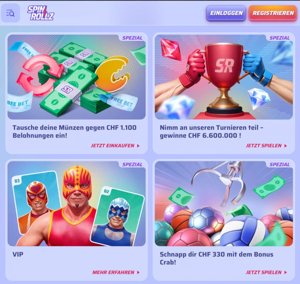 Wie aktiviert man einen Spinrollz Bonus?