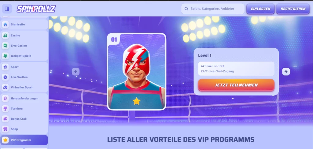 VIP-Programm & wöchentliche Aktionen
